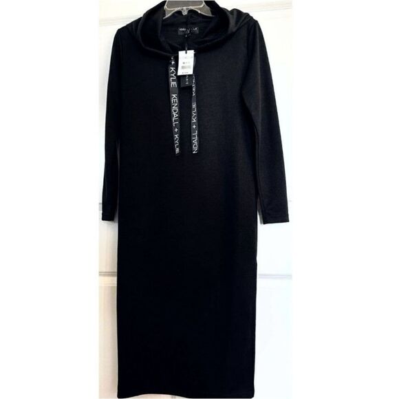 NWT KENDALL + KYLIE Top Ring Sweater Hoodie Dress XS - Picture 6 of 8